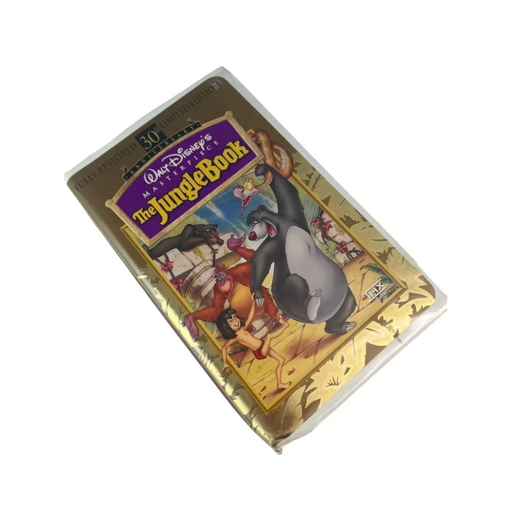 The Jungle Book (VHS, 1997, Disney 30th Anniversary Edition) TESTED & Clean